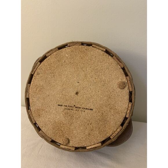 PYREX 024 2L Corning Amber Brown Glass Round Bowl Casserole Dish with Lid Basket - Picture 6 of 16